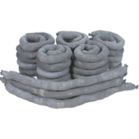 Sorbents Socks, Universal, 50 gal. Absorbancy, 3" W x 4' L, Pack of 30 PB Rental Co. Ltd.