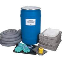 Large-Capacity Spill Kit, Universal, Drum, 30 US gal. Absorbancy PB Rental Co. Ltd.