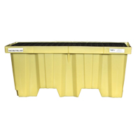 Nestable 2-Drum Poly-Spillpallet Without Drain, 66 US gal. Spill Capacity, 51" x 26" x 21" PB Rental Co. Ltd.