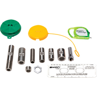 Trousse de mise &agrave; niveau pour douche oculaire/faciale Axion Advantage avec t&ecirc;te de douche oculaire/faciale en plastique ABS vert PB Rental Co. Ltd.
