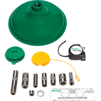 Trousse de mise &agrave; niveau pour douche et douche oculaire/faciale Axion Advantage avec t&ecirc;te et t&ecirc;te de douche oculaire/faciale en plastique ABS vert PB Rental Co. Ltd.