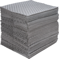 Feuilles absorbantes en fibres fines de calibre industriel, Universel, 15" x 17", 40 gal. d'absorption PB Rental Co. Ltd.