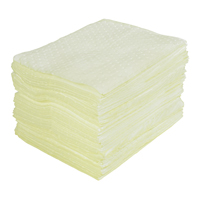 Premium Laminated (SMS) Sorbent Pads, Hazmat, 15" x 17", 30 gal. Absorbancy PB Rental Co. Ltd.