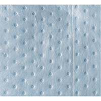 Feuilles absorbantes bleues li&eacute;es de premi&egrave;re qualit&eacute;, Huile seulement, 15" x 18", 30 gal. d'absorption PB Rental Co. Ltd.
