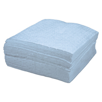 Feuilles absorbantes bleues li&eacute;es de premi&egrave;re qualit&eacute;, Huile seulement, 15" x 17", 8 gal. d'absorption PB Rental Co. Ltd.