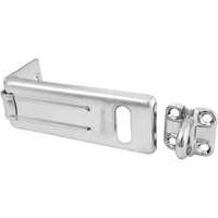 General Security Hardened Steel Hasp, Silver PB Rental Co. Ltd.