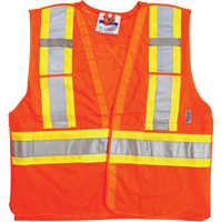 Vestes de s&eacute;curit&eacute; pour la circulation, Orange haute visibilit&eacute;, Grand/T-Grand, Polyester PB Rental Co. Ltd.