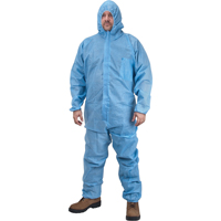 Premium Hooded Coveralls, 4X-Large, Blue, Polypropylene PB Rental Co. Ltd.