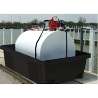 Poly-Tank&reg; Containment Unit 550 Without Drain, 113" L x 71" W x 32" H, 750 US gal. Capacity PB Rental Co. Ltd.