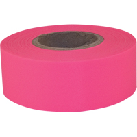 Ruban de signalisation Sub-Zero, 1,2" la x 150' lo, Rose fluorescent PB Rental Co. Ltd.