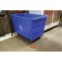 Autocollants pour d&eacute;limitation des coins sur le sol, L, 5" lo x 2" la, Rouge, Polyester PB Rental Co. Ltd.