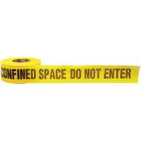 Ruban pour barricade, Anglais, 3" la x 1000' lo, 3 mils, Noir sur jaune PB Rental Co. Ltd.
