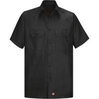 Chemise &agrave; manches courtes en tissu ind&eacute;chirable, Hommes, 3T-Grand, Noir PB Rental Co. Ltd.