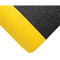 Tapis Deluxe Soft Step No 444, Rugueux, 3' x 5' x 5/8", Noir/Jaune, &eacute;ponge en PVC PB Rental Co. Ltd.
