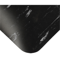Tapis antimicrobiens Tile-Top Select no 494, Lisse, 3' x 10' x 1/2", Noir/Blanc, PVC PB Rental Co. Ltd.