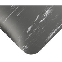 Tapis antimicrobiens Tile-Top Select no 494, Lisse, 4' x 10' x 7/8", Charbon, PVC PB Rental Co. Ltd.