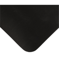 Tapis tr&egrave;s robuste pour panneau de contr&ocirc;le No 720, Ondul&eacute;, 3' x 10' x 5/8", Noir, PVC PB Rental Co. Ltd.