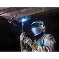 e684 Welding Helmets, 3.94" L x 1.97" W View Area, 4/5 - 13 Shade Range, Silver PB Rental Co. Ltd.