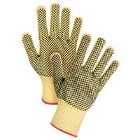 Double-Sided Dotted Seamless String Knit Gloves, Size Small/7, 7 Gauge, PVC Coated, Kevlar&reg; Shell, ASTM ANSI Level A2/EN 388 Level 3 PB Rental Co. Ltd.