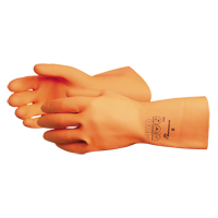 408 Heavyweight Gloves, Size Small/7, 13" L, Latex, Flock-Lined Inner Lining, 30-mil PB Rental Co. Ltd.