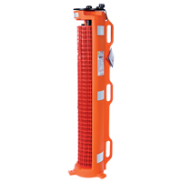 Barri&egrave;re avec roues , 50' lo, Plastique, Orange PB Rental Co. Ltd.