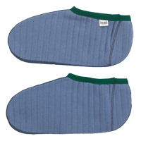 Chaussons pour bottes en caoutchouc, Hommes, T-Grand, Bleu/Vert, Coton/Molleton PB Rental Co. Ltd.