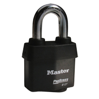 ProSeries&reg; Weather Tough&reg; Padlock, Black, Keyed Different, Laminated Steel, 2-5/8" Width PB Rental Co. Ltd.