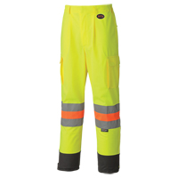 6009 Breathable Traffic Safety Pants, Polyester, X-Small, High Visibility Lime-Yellow PB Rental Co. Ltd.