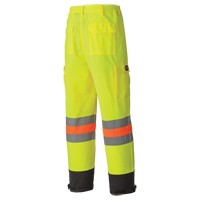 6009 Breathable Traffic Safety Pants, Polyester, X-Small, High Visibility Lime-Yellow PB Rental Co. Ltd.