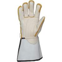Linemans Glove, Small, Grain Cowhide Palm PB Rental Co. Ltd.