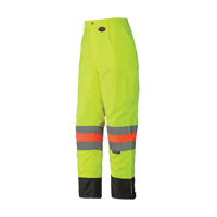 6039 Traffic Control Waterproof Safety Pant, Polyester, X-Small, High Visibility Lime-Yellow PB Rental Co. Ltd.