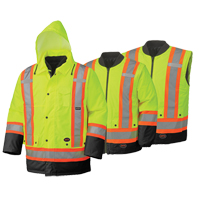 5021BB Waterproof 6-in-1 Safety Parka, High Visibility Lime-Yellow, 2X-Large PB Rental Co. Ltd.