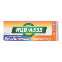 Soulagement chaleur Rub A535, Cr&egrave;me, Analg&eacute;sique PB Rental Co. Ltd.