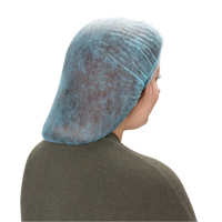 Pleated Bouffant Cap, Polypropylene, 21", Blue PB Rental Co. Ltd.