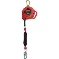 Cordage de s&eacute;curit&eacute; autor&eacute;tractable Rebel, 33', Acier galvanis&eacute;, Pivotant PB Rental Co. Ltd.