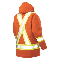 Parka de s&eacute;curit&eacute;, Orange haute visibilit&eacute;, Grand PB Rental Co. Ltd.