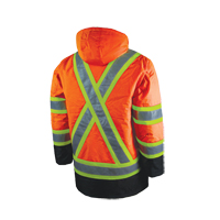 Parka de s&eacute;curit&eacute; doubl&eacute;, Orange haute visibilit&eacute;, Grand PB Rental Co. Ltd.