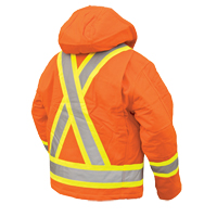 Manteau de s&eacute;curit&eacute;, Orange haute visibilit&eacute;, Grand PB Rental Co. Ltd.