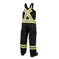 Salopettes de s&eacute;curit&eacute; doubl&eacute;e, Polyester/Polyur&eacute;thane, Grand, Noir PB Rental Co. Ltd.