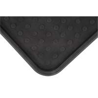 Boot Tray, Plastic, Black, 25" L x 14" W PB Rental Co. Ltd.