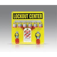Trousse de plaquette de suspension, Cadenas Acier lamin&eacute;, Capacit&eacute; de 6, Cadenas Compris PB Rental Co. Ltd.