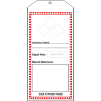 Tr&egrave;s grandes &eacute;tiquettes SGH, Papier cartonn&eacute;, 3-7/8" la x 8-1/2" h, Anglais PB Rental Co. Ltd.