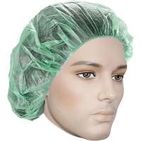 Bouffant Caps, Polypropylene, 21", Green PB Rental Co. Ltd.