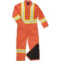Combinaison en toile avec bandes r&eacute;fl&eacute;chissantes, Petit, Orange PB Rental Co. Ltd.