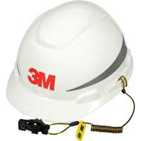 Longe pour casque de s&eacute;curit&eacute;, Spirale, Attache/boucle PB Rental Co. Ltd.