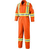 7702 Combinaison de s&eacute;curit&eacute; haute visibilit&eacute; ignifuge, Taille 36, Orange PB Rental Co. Ltd.
