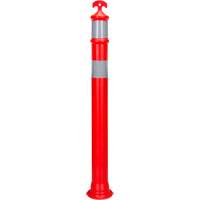 Poteau d&eacute;lin&eacute;ateur &agrave; visibilit&eacute; &eacute;lev&eacute;e &agrave; dessus en T, 42" h, Orange PB Rental Co. Ltd.