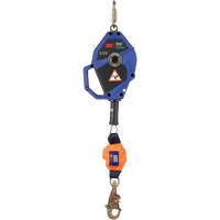 Cordage de s&eacute;curit&eacute; autor&eacute;tractable avec verrouillage intelligent, 20', Acier galvanis&eacute;, Pivotant PB Rental Co. Ltd.
