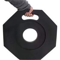Base en caoutchouc pour poteaux d&eacute;lin&eacute;ateurs de qualit&eacute; sup&eacute;rieure, 12 lb PB Rental Co. Ltd.