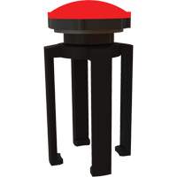 Balise stroboscopique rouge et support pour le syst&egrave;me de barri&egrave;re PLUS, Noir PB Rental Co. Ltd.